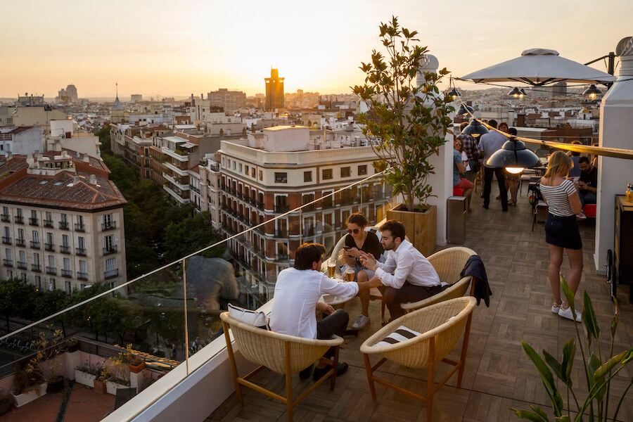 El Cielo de Alcalá | La terraza panorámica del Hotel H10, en la Puerta de Alcalá