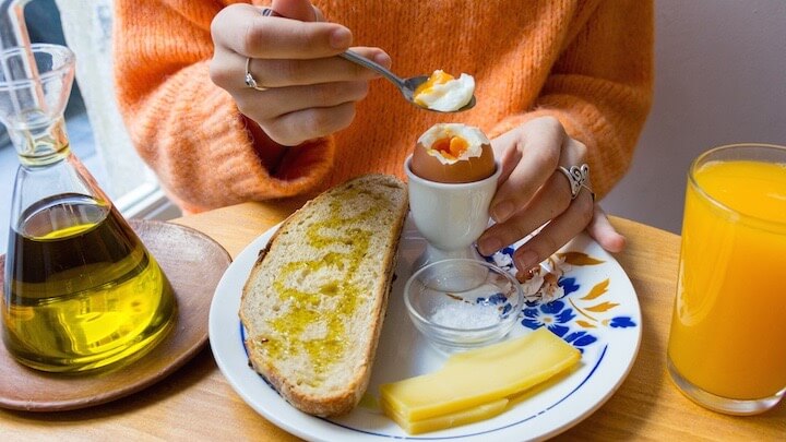 カフェ 朝食メニュー